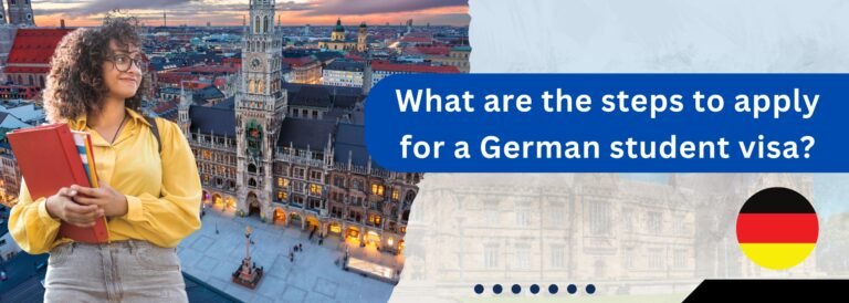 What are the steps to apply for a German student visa?